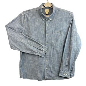 L.L. Bean Polo Slightly Fitted Men Size XL-Regular Solid Gray